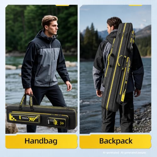 Long Fishing Pole Bag (Double Layer-Straight Wire Bag / 51 in / 130cm)