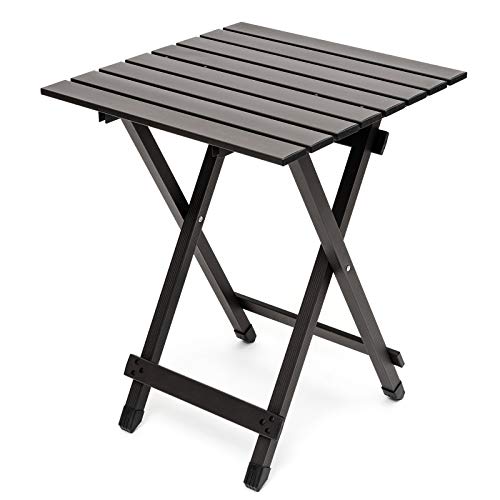 Folding Camping Table (Brown-2sets)