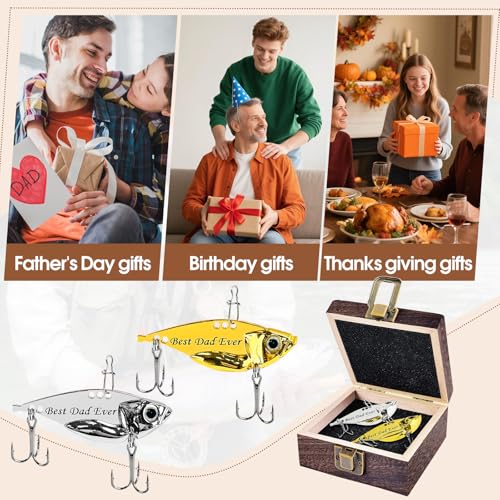 Fathers Day Birthday Gifts for Dad Grandpa Fishing Gear Set