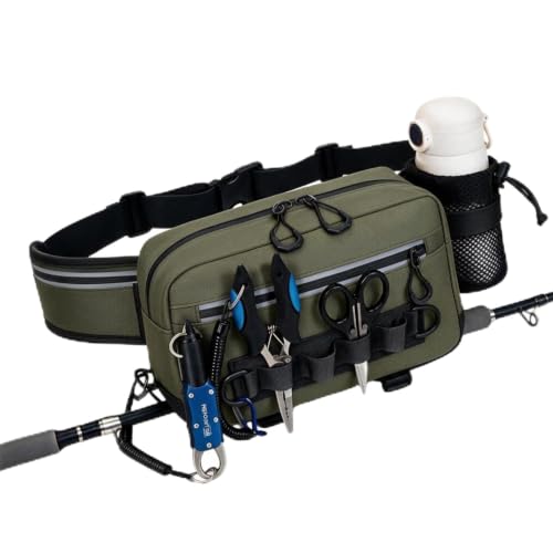 Fishing Waist Pack with Rod Holder