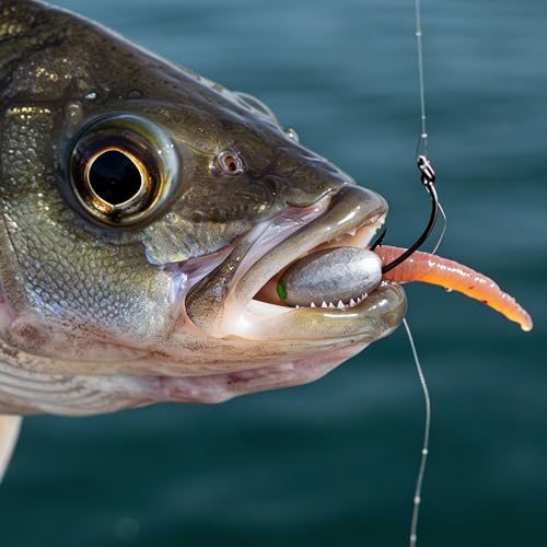 Egg Sinkers Kit Fishing Weights Slip Sinkers for Catfish Bottom Fishing