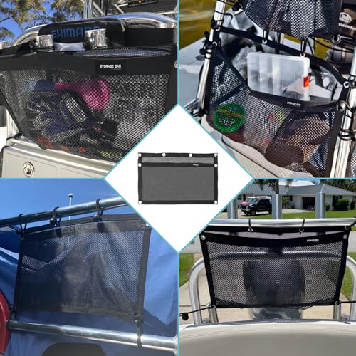 Boat Storage Bag Marine Suspended Storage Comparments Mesh Storage Bag