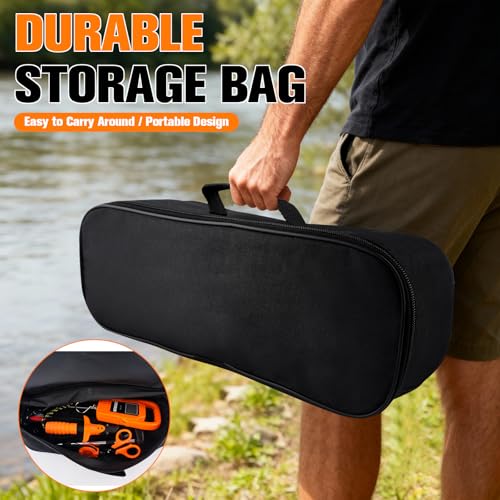 10 Pcs Fishing Tool Kit (Orange)