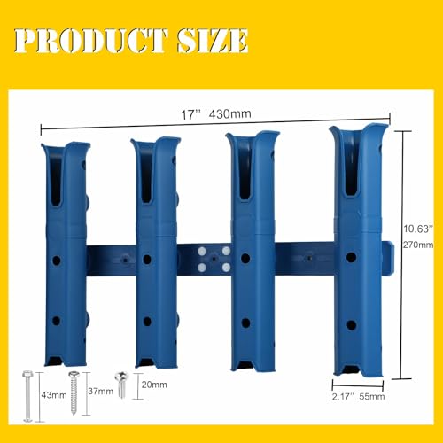 Fishing Rod Holders (Navy Blue)
