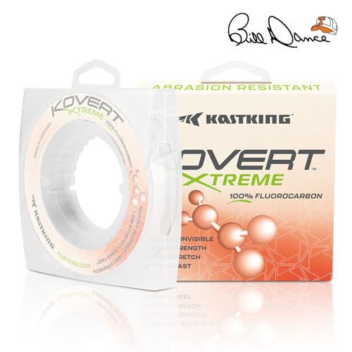 Kovert 100% Fluorocarbon Fishing Line (Kovert Xtreme (Thin & Strong) / 40LB-25Yds (Clear))