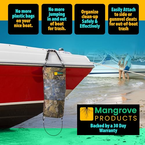 Portable Boat Trash Can (Camo)