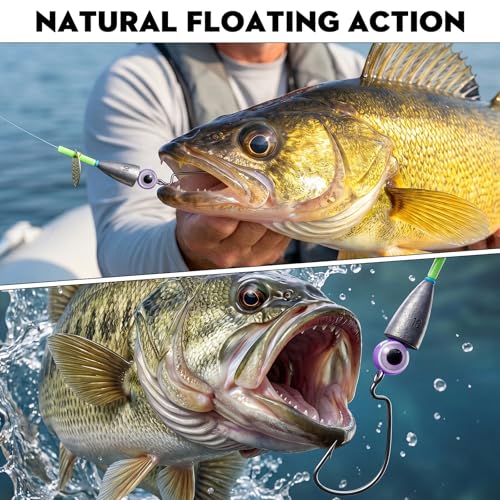 10PCS Texas Rig Kit for Bass Fishing
