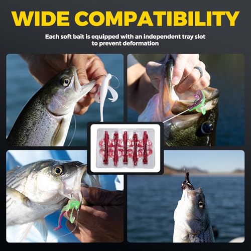 Paddle Tail Swim Baits (Cinnamon(30pcs))