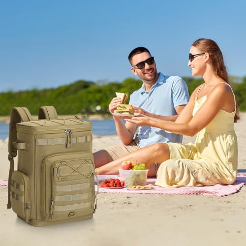 Tactical Insulated Cooler Backpack (khaki)