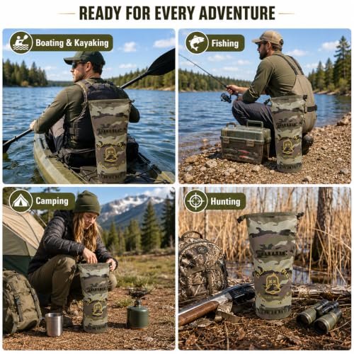 Waterproof 20L Dry Bag (Camouflage / 20 Liter)
