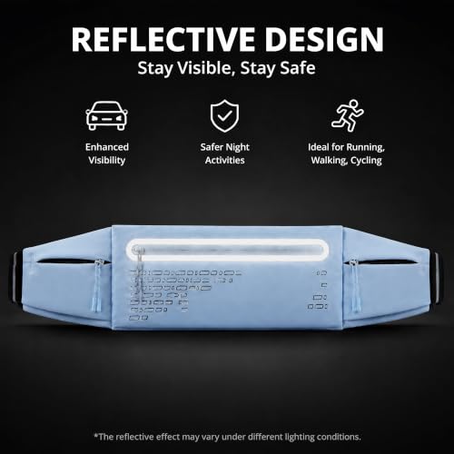 Running Belt Fanny Pack Men Women (Blue)