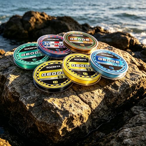 Geode Braided Fishing Line (Yellow / 50LB(500YDS))