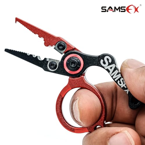 3.3 inch Fishing Pliers Saltwater (Red)