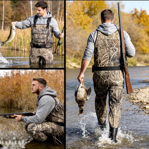 Hunting Waders with 600G Insulated Boots
