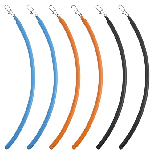 Dragging Weights for Catfishing Tolling Drifting No Snag Sinkers Slip Stick Drag Weights Bottom Search Snagless Catfish Sinker Fishing Weights Catfishing Tackle Gear (3 Colors Mixed-6pcs / 5OZ)