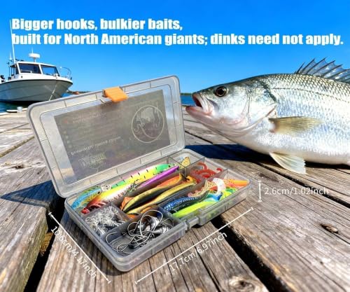 Small Tackle Box Starter Kit (75Pcs - Fishing Starter Kit (TEENS & Beginners))