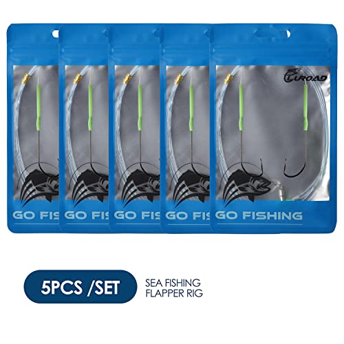 5pcs Sea Fishing Rigs (A. 5pcs- 3 hooks- size 2/0- 45cm gap)
