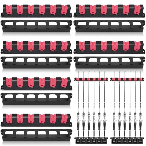 Fishing Rod Holders for Garage Wall Mount Pole Racks