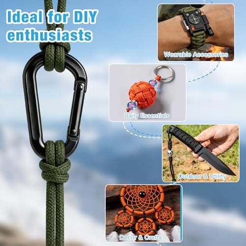 Paracord 550 Rope (Army Green / 500FT)