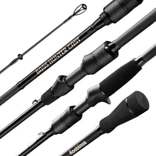 ROOBLINOS BASS Hunter 6.9ft Baitcasting Rod (Spinning 6.9ft)