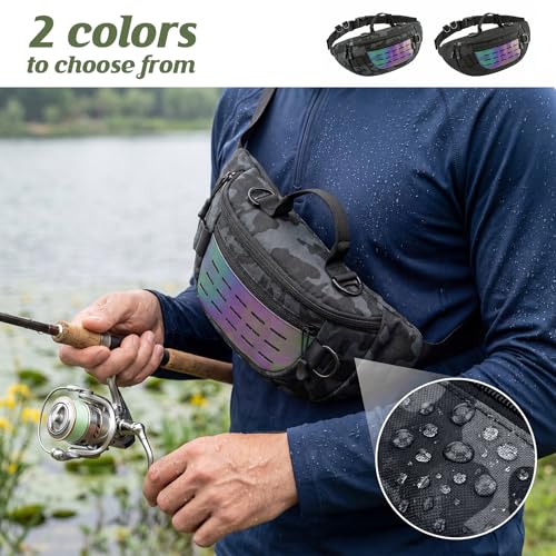 Fishing Waist Bag with Tools Kit (Black Scorpion)
