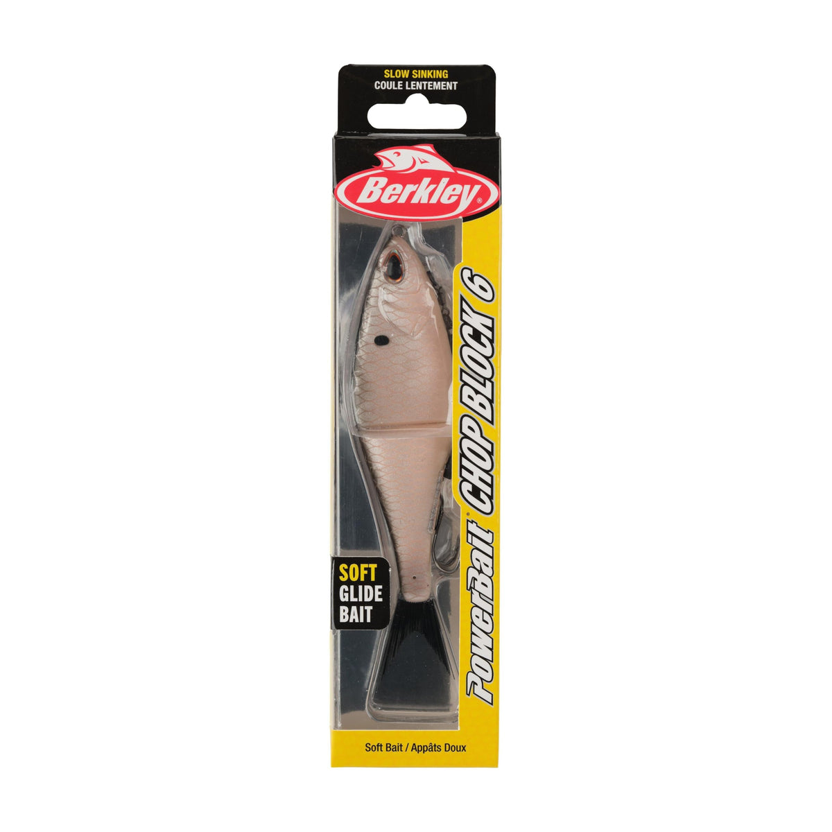 PowerBait Chop Block Fishing Soft Bait (Burnt Bone / 6 in - 1 oz)
