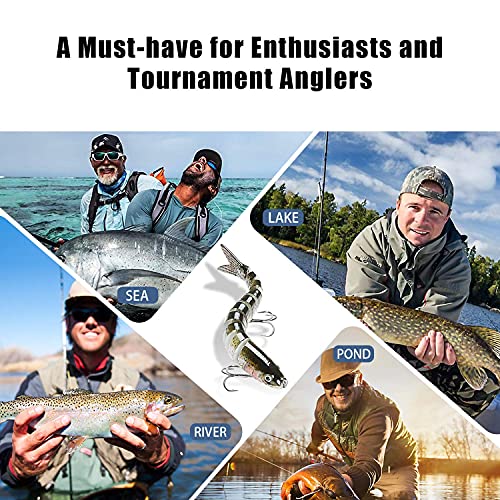 Fishing Lures for Bass (D-4",0.35oz)