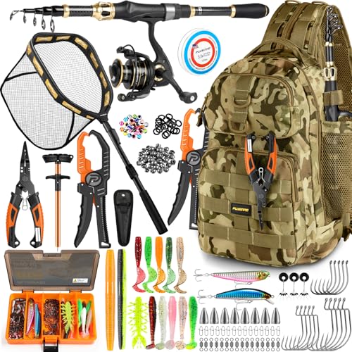 Fishing Backpack with Net