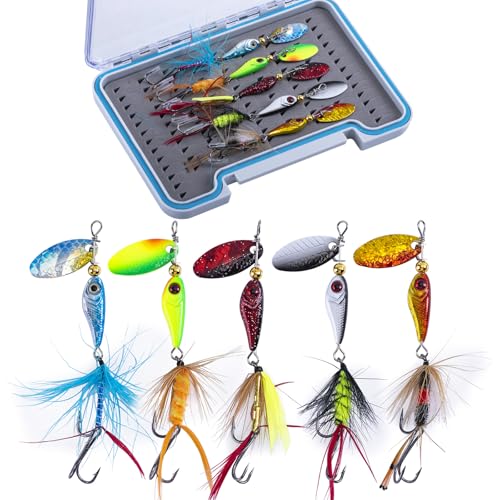 Trout Lures Fishing Spinners (B:5pcs Trout Spinners)