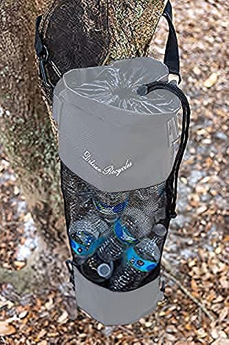 Portable Mesh Trash Bag for Boat (Grey)