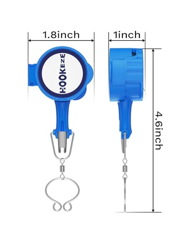 4-in-1 Fishing Knot Tying Tool, Treble Hook Covers Keeps Lures Safe, Hook Sharpener, Lure Wraps for Fishing Rod, Line Cutter Accessories Gifts for Anglers Fishermen (MultiPro, Oceanblue) (Oceanblue / Multipro)
