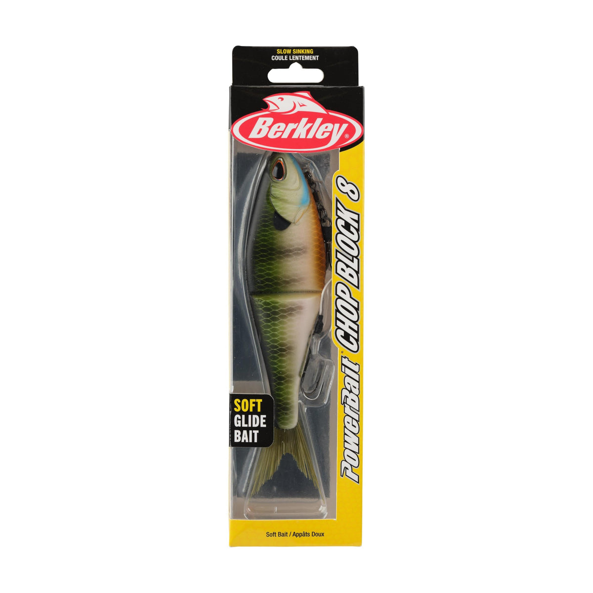 PowerBait Chop Block Fishing Soft Bait (MF Bluegill / 8 in - 2.2 oz)