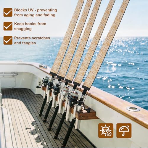 Premium Neoprene Fishing Rod Sleeves (60" / 4-Desert Camo)