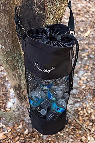 Portable Mesh Trash Bag for Boat (Black)