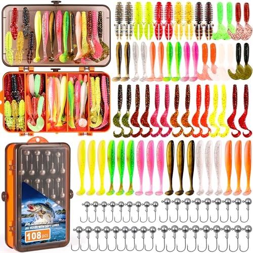Crappie Fishing Lures (Orange)