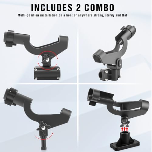 4 Pcs Fishing Rod Holder for Boat (Fashionable)