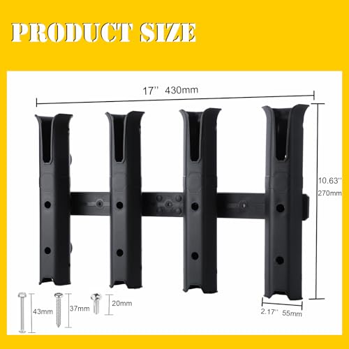 Fishing Rod Holders (Carbon Black)