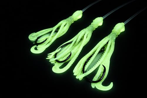 Tackle Deep Drop Rig (Natural Glow / 6/0 – 3 Hook)