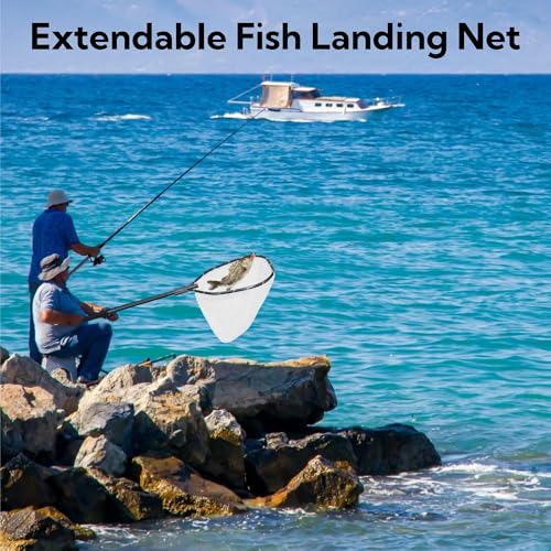 Floating Fishing Net for Steelhead (White Silicone Net)
