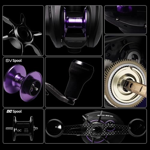 PURELURE Zana MAX Right Hand DC Reel Baitcaster (ZANA MAX-22LB / Right Hand)