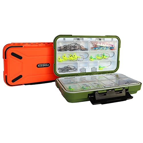 Fishing Tackle Box (Green (Size: 7.8" L x 4.2" W x 1.8" H))