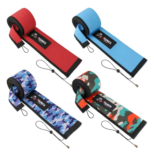 Neoprene Fishing Rod Sleeves with Adjustable Lanyard & Hanging Loop
