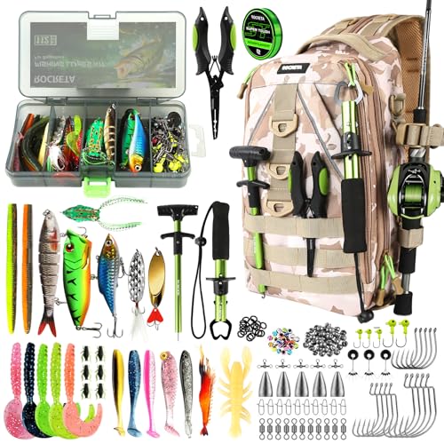Fishing Backpack with Tackle Boxes