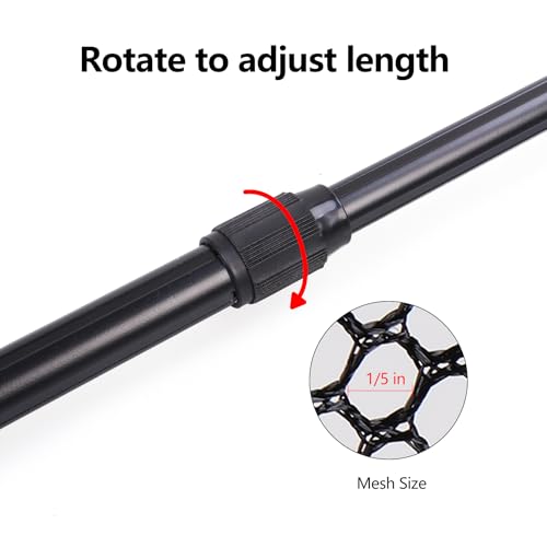 Fishing Landing Net with Telescoping Pole Handle