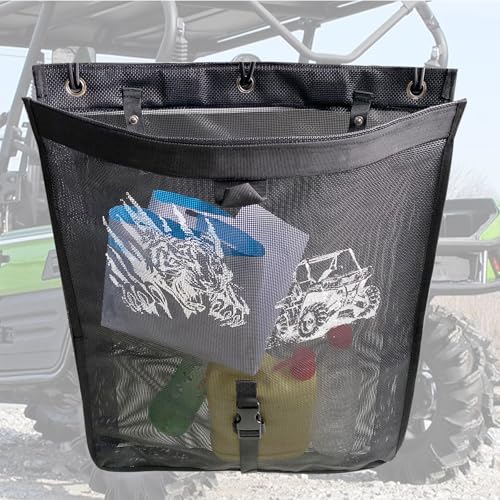 Universal Trash Sack Storage Bag Trash Sack Mesh Large Trash Bag Compatible with Polaris RZR Can