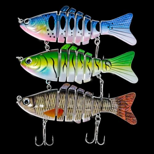 Multi Jointed Fishing Lures Work Well (B1(3.9in 1/2oz))