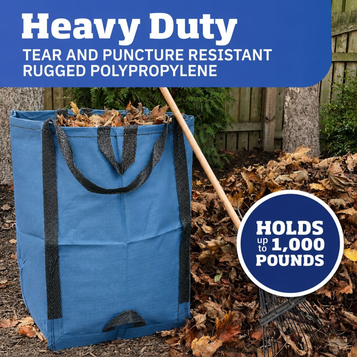 Heavy Duty Home and Yard Bags (Ocean Blue)