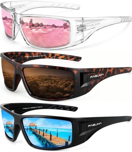 Polarized Sports Sunglasses For Men Women UV400 Protection