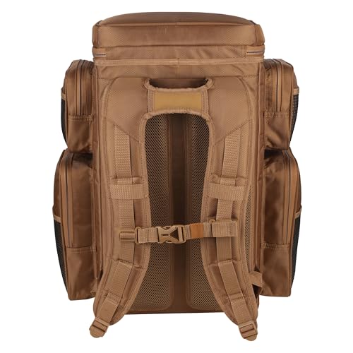 Evolution Fishing Drift Series 3700 Tackle Backpack with QuikLatch System & 2 Rod Holders (3700 / Coyote)