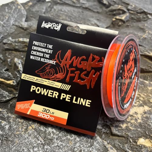 8 Strand Braided Fishing Line (Orange / 10LB(300Yds))
